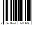 Barcode Image for UPC code 0071603121409