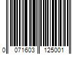 Barcode Image for UPC code 0071603125001