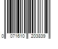 Barcode Image for UPC code 0071610203839