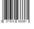 Barcode Image for UPC code 0071610933361