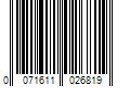 Barcode Image for UPC code 0071611026819