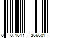 Barcode Image for UPC code 0071611366601