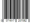 Barcode Image for UPC code 0071617207052