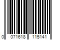 Barcode Image for UPC code 0071618115141