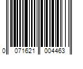 Barcode Image for UPC code 0071621004463