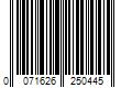 Barcode Image for UPC code 0071626250445