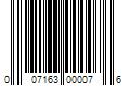 Barcode Image for UPC code 007163000076