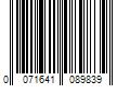 Barcode Image for UPC code 0071641089839