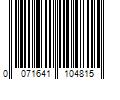 Barcode Image for UPC code 0071641104815