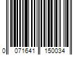 Barcode Image for UPC code 0071641150034