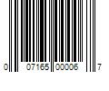 Barcode Image for UPC code 007165000067