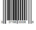 Barcode Image for UPC code 007166000066