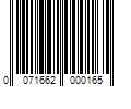 Barcode Image for UPC code 0071662000165