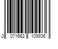 Barcode Image for UPC code 0071662109936