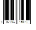 Barcode Image for UPC code 0071662110819