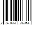 Barcode Image for UPC code 0071673003353