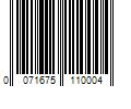 Barcode Image for UPC code 0071675110004