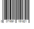 Barcode Image for UPC code 0071691151821