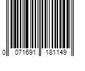 Barcode Image for UPC code 0071691181149