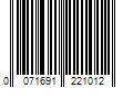 Barcode Image for UPC code 0071691221012