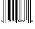 Barcode Image for UPC code 007169761506