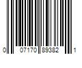 Barcode Image for UPC code 007170893821