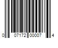 Barcode Image for UPC code 007172000074