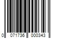 Barcode Image for UPC code 0071736000343