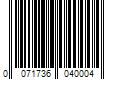 Barcode Image for UPC code 0071736040004