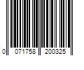 Barcode Image for UPC code 0071758200325