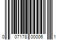 Barcode Image for UPC code 007178000061