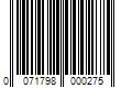 Barcode Image for UPC code 0071798000275