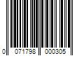 Barcode Image for UPC code 0071798000305