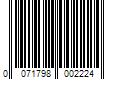 Barcode Image for UPC code 0071798002224