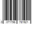 Barcode Image for UPC code 0071798781921