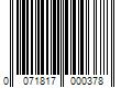 Barcode Image for UPC code 0071817000378