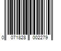 Barcode Image for UPC code 0071828002279