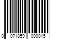 Barcode Image for UPC code 0071859000015