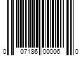 Barcode Image for UPC code 007186000060