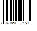 Barcode Image for UPC code 0071860224721