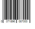 Barcode Image for UPC code 0071896087000