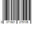 Barcode Image for UPC code 0071921275105