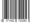 Barcode Image for UPC code 0071922720253