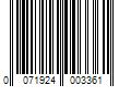 Barcode Image for UPC code 0071924003361