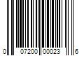 Barcode Image for UPC code 007200000236