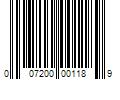 Barcode Image for UPC code 007200001189