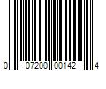 Barcode Image for UPC code 007200001424