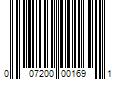 Barcode Image for UPC code 007200001691