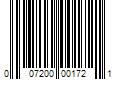 Barcode Image for UPC code 007200001721