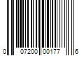 Barcode Image for UPC code 007200001776